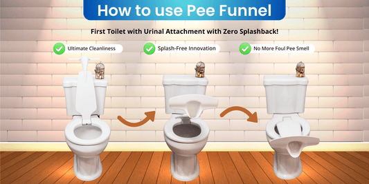 How to Use a Pee Funnel: Guide for Men to Eliminate Splashback! - True Toilet