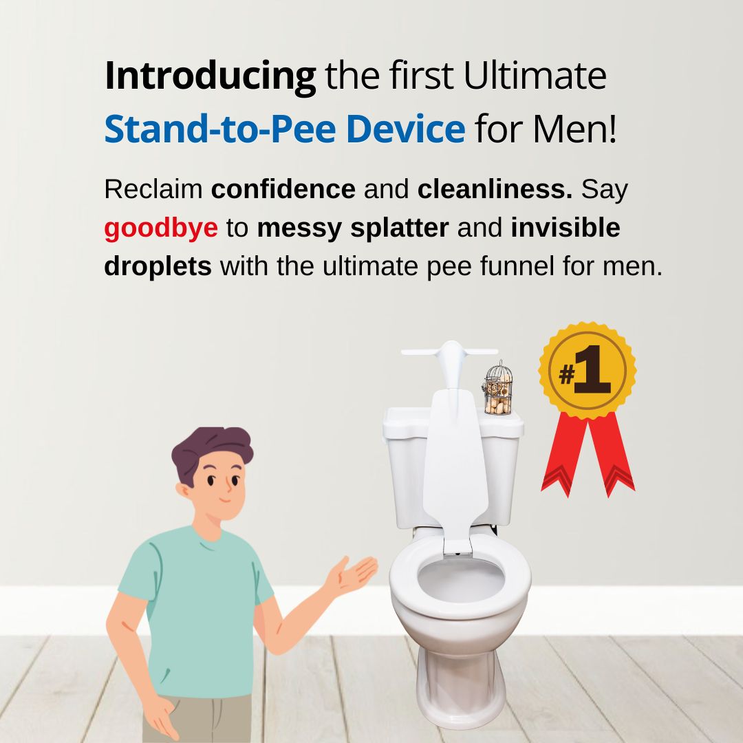 True Toilet Male Stand To Pee Device - The Ultimate Solution for a Clean and Confident Urination Experience