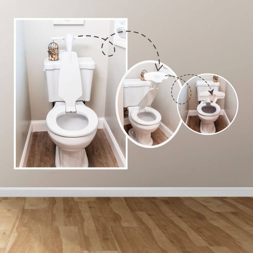True Toilet Urinal Attachment - The Perfect Solution for a Clean and Sanitary Bathroom