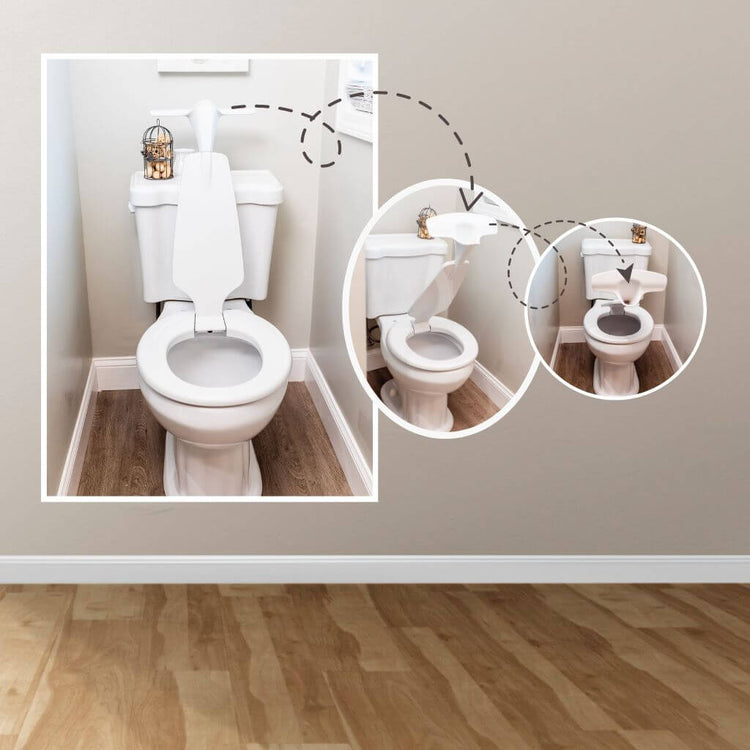 True Toilet Innovative Toilet Seat with Urinal Attachment